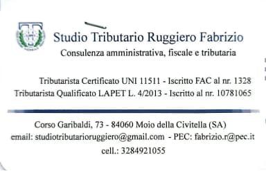 Studio Tributario RUGGIERO FABRIZIO. Consulenza Amministrativa,Fiscale e Tributaria