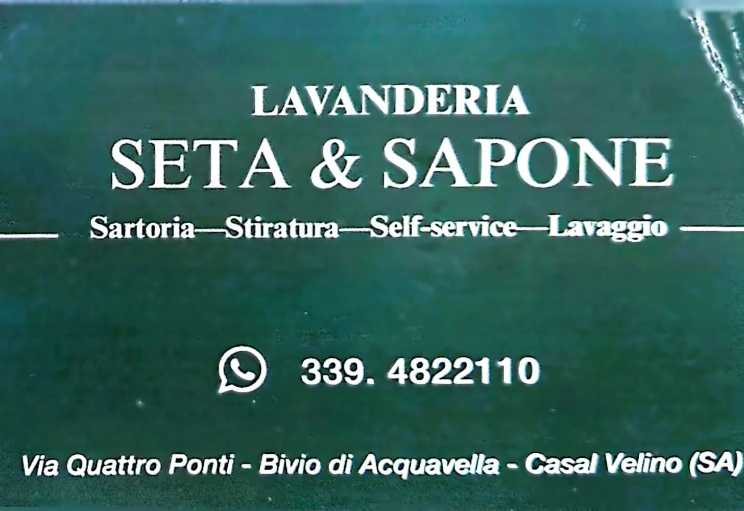 LAVANDERIA SETA & SAPONE